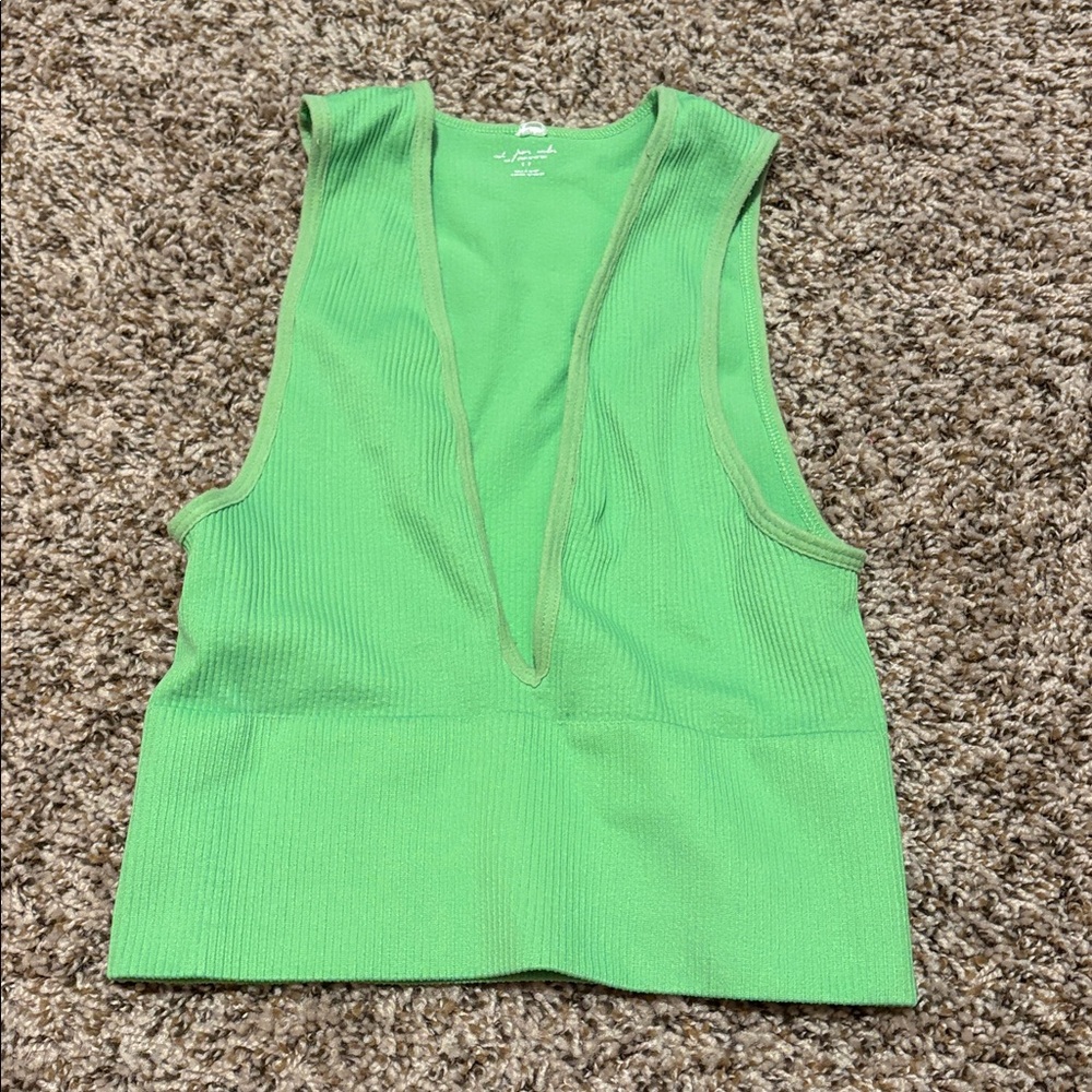 Urban Outfitters Green Sleeveless Top